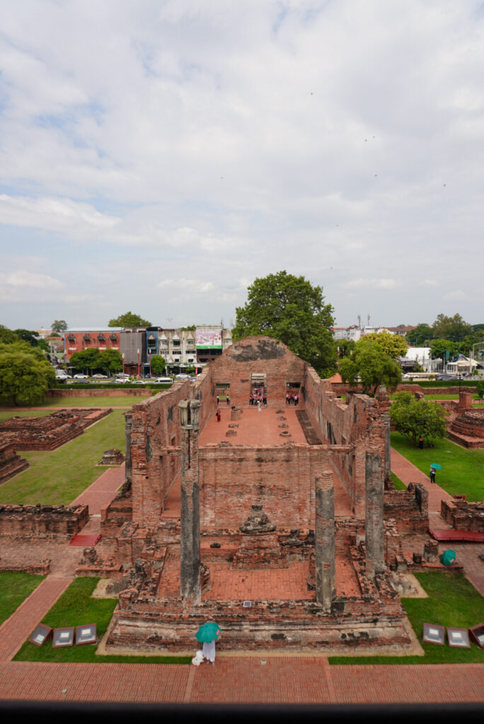 Wat Ratchaburana dall'alto 